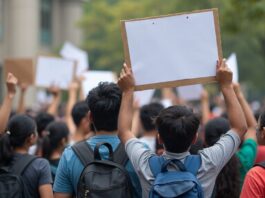 obscene act sparks protests