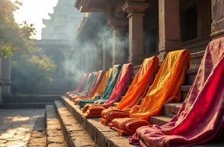 traditional attire at temples