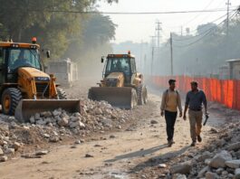 illegal structures demolished by authority