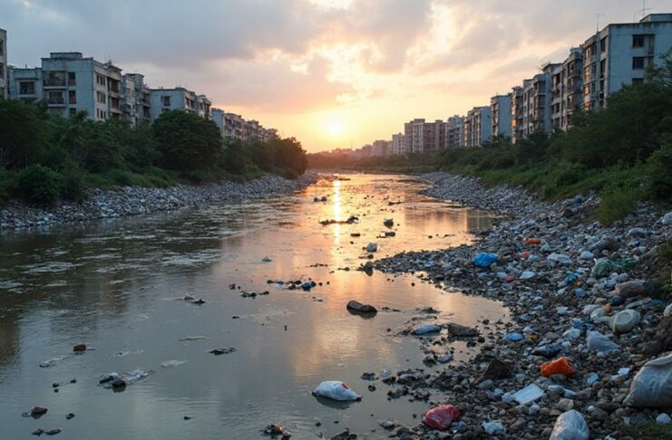pollution endangers ramnadi environmental cleanup