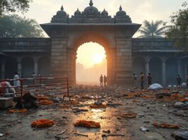 temple desecration condemned bjp targets sule