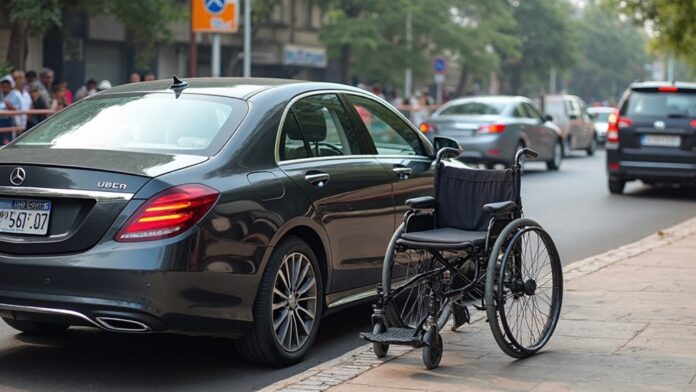 uber driver denies wheelchair access