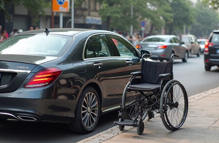 uber driver denies wheelchair access