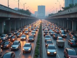 wrong way drivers on flyover